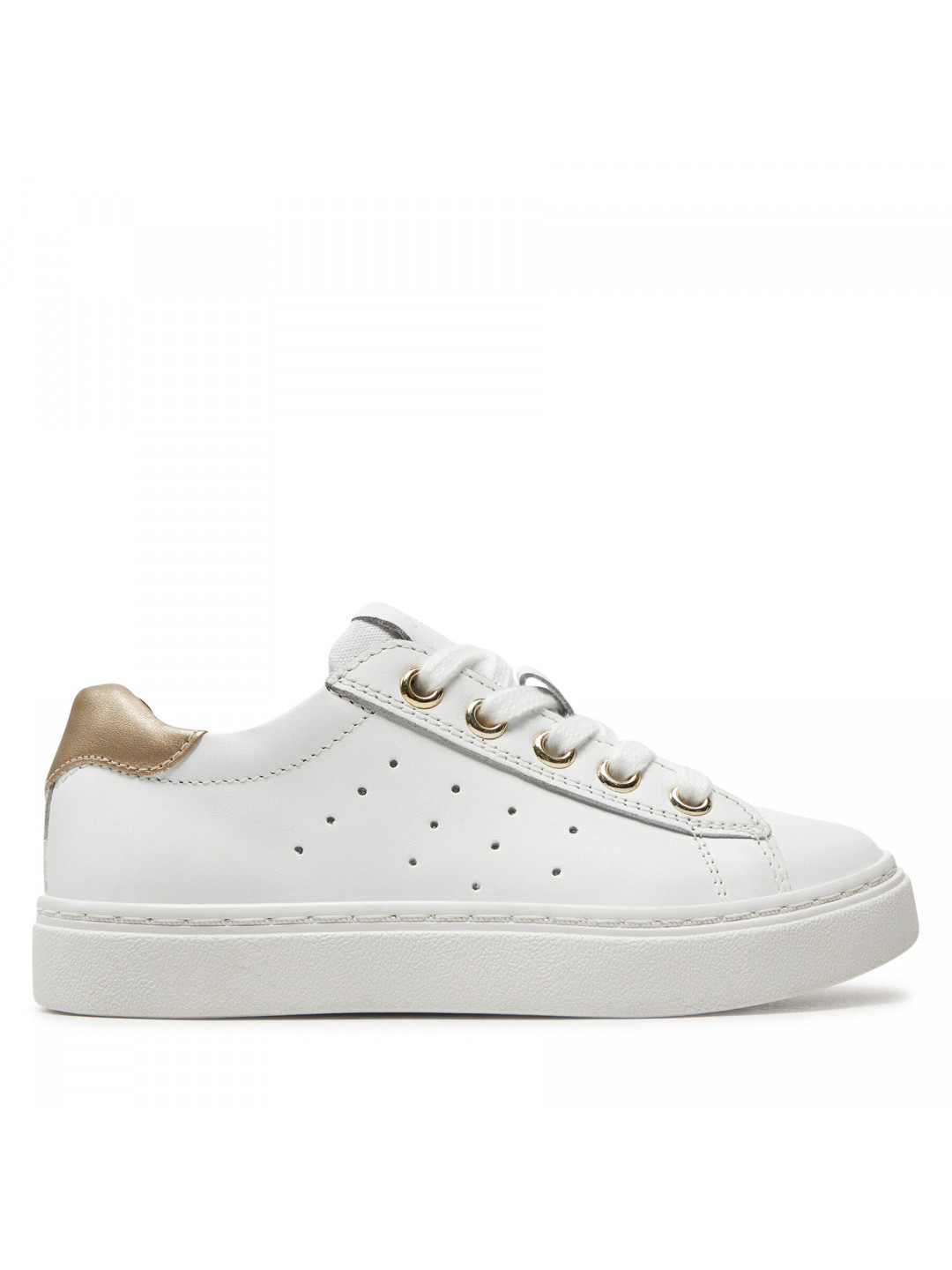 Sneakersy Geox J Nashik Girl J4586B 00085 C1000 S Bílá